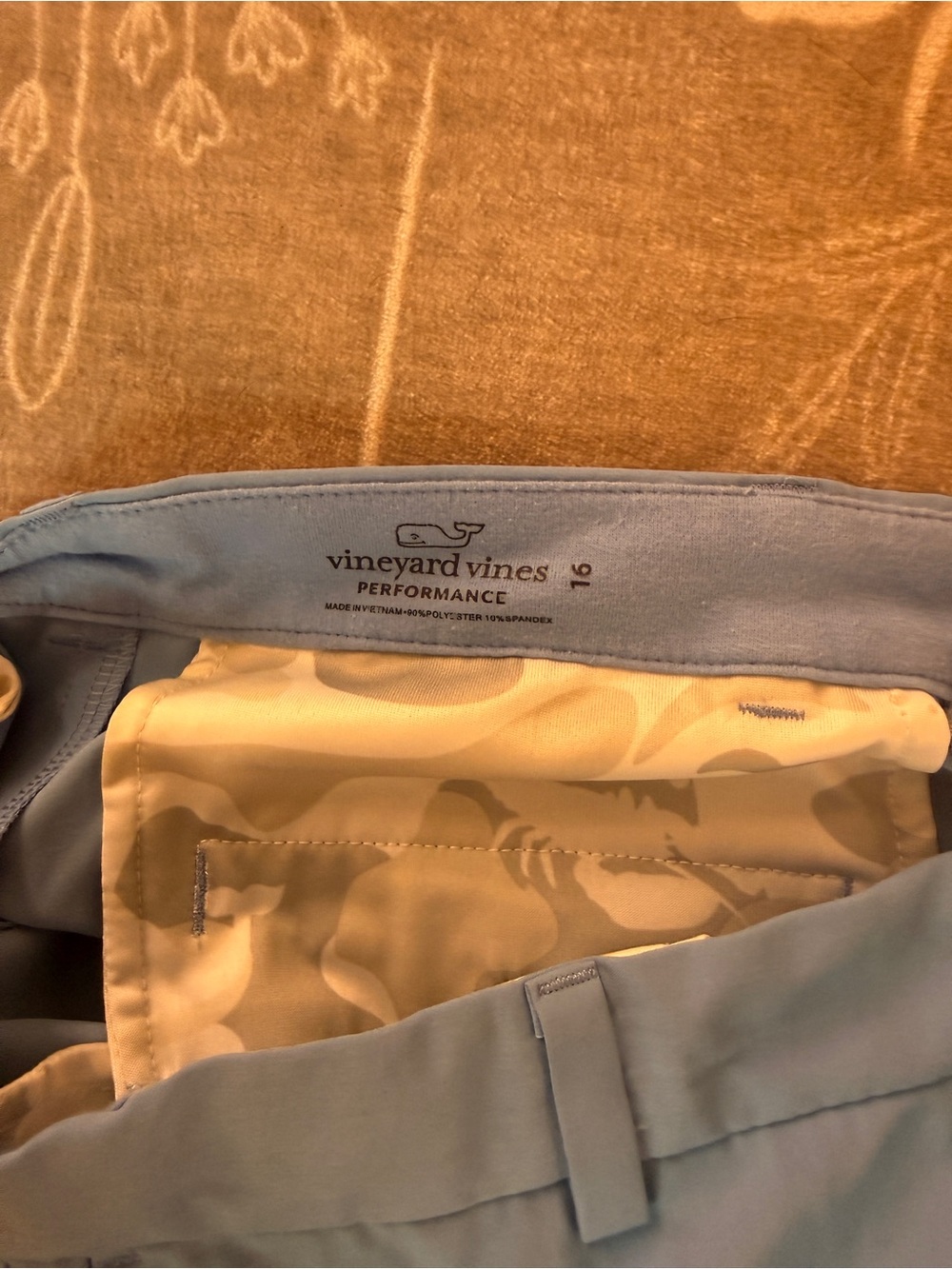 Vineyard Vines Boys Light Blue Performance pants
